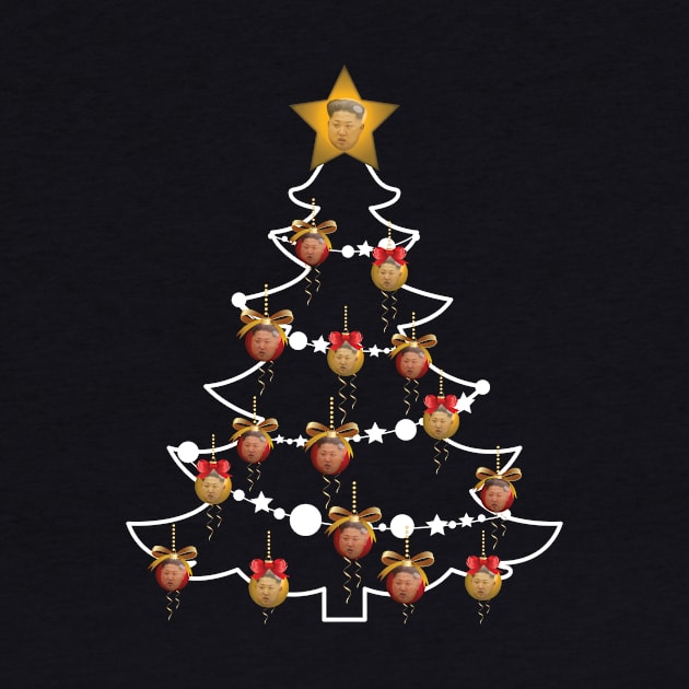 Kim Jong Un Christmas Tree Baubles by Rebus28